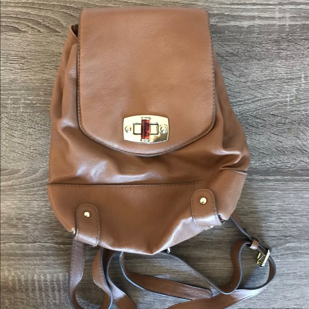 Merona Brown Women/Girls Backpack Bag Purse